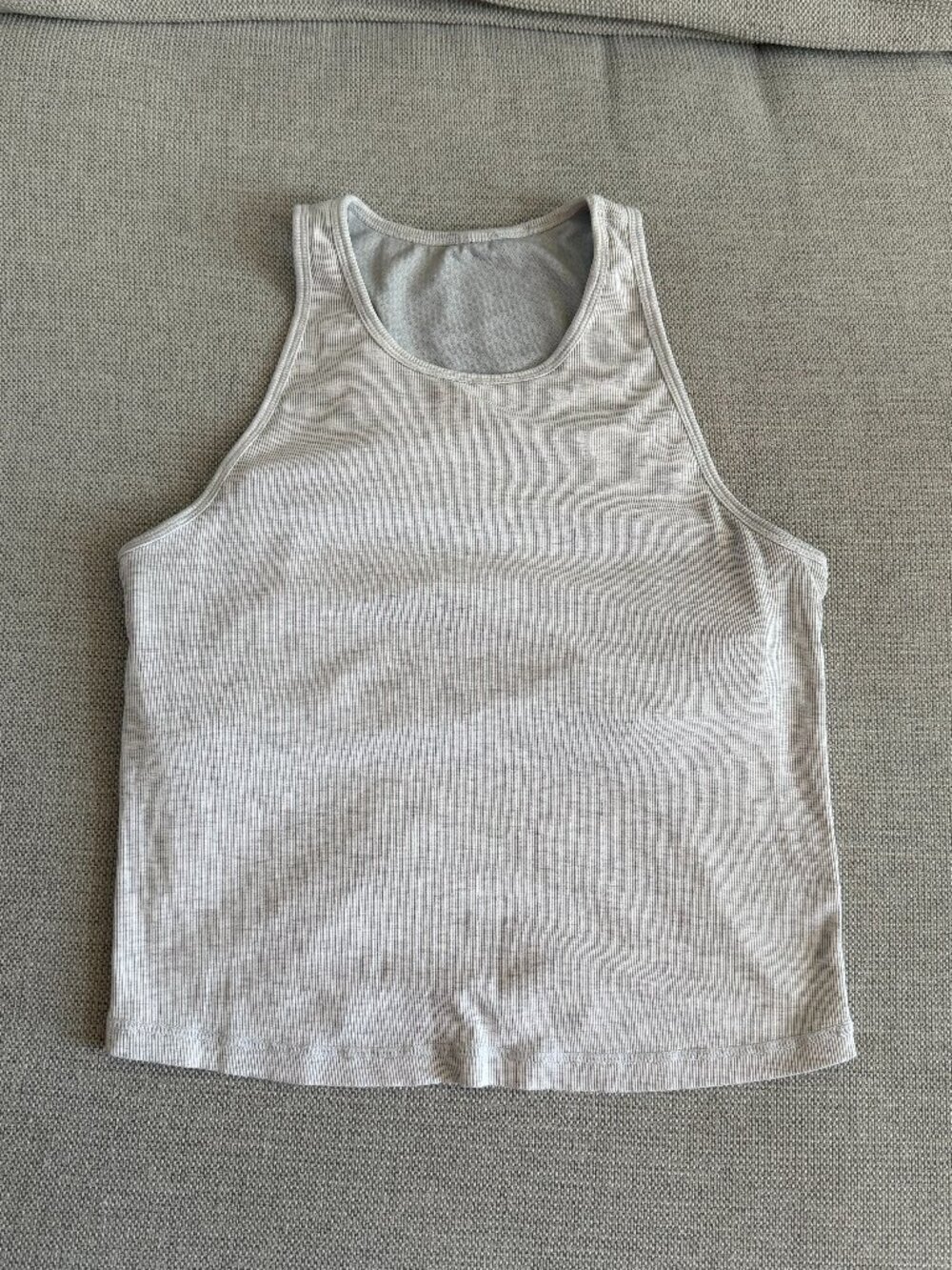 Vuori Pose Plyo Tank - Medium - White Heather